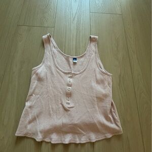 Old Navy Pink Sleeveless Crop Tank Top
